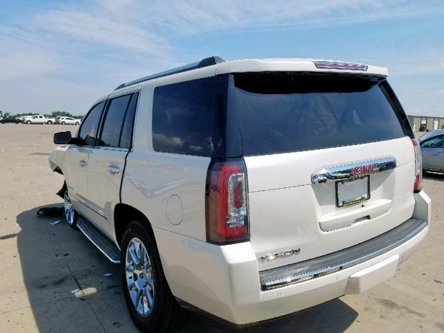 1GKS1CKJ4FR155947 - 2015 GMC YUKON DENA WHITE photo 3