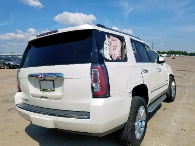 1GKS1CKJ4FR155947 - 2015 GMC YUKON DENA WHITE photo 4