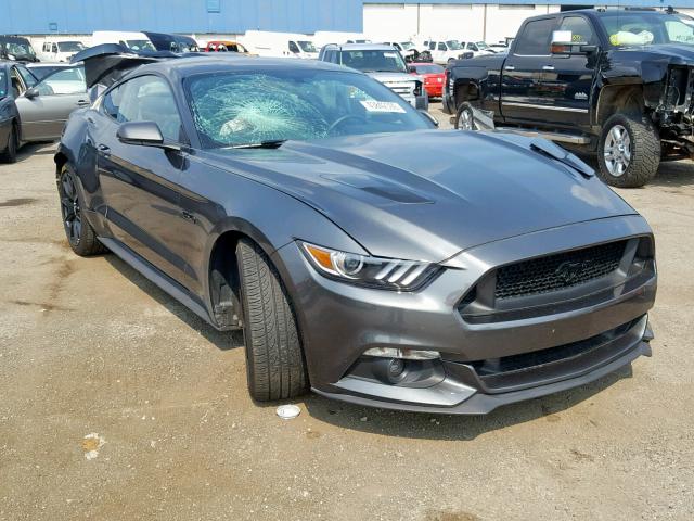 1FA6P8CFXH5281023 - 2017 FORD MUSTANG GT GRAY photo 1