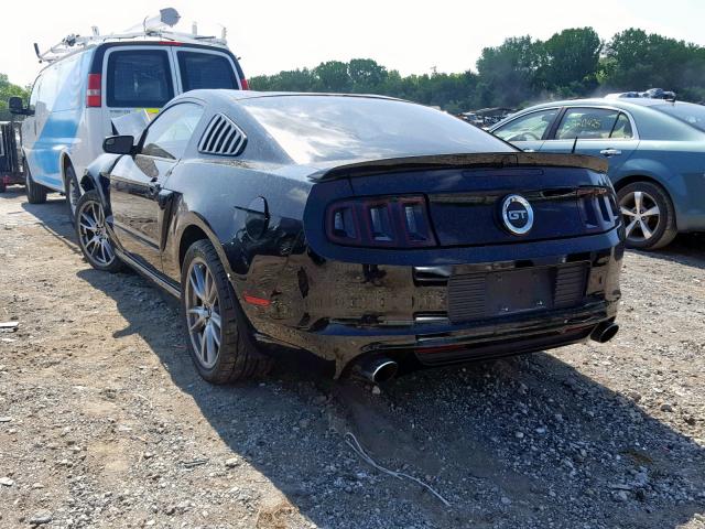 1ZVBP8CF1D5232289 - 2013 FORD MUSTANG GT BLACK photo 3