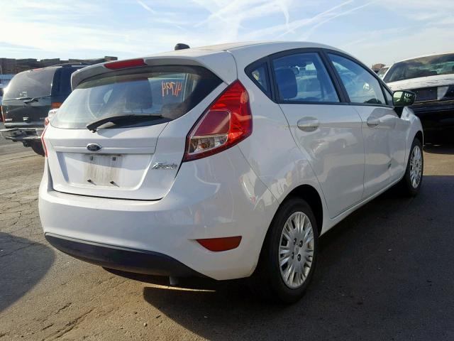 3FADP4TJ9GM120658 - 2016 FORD FIESTA S WHITE photo 4