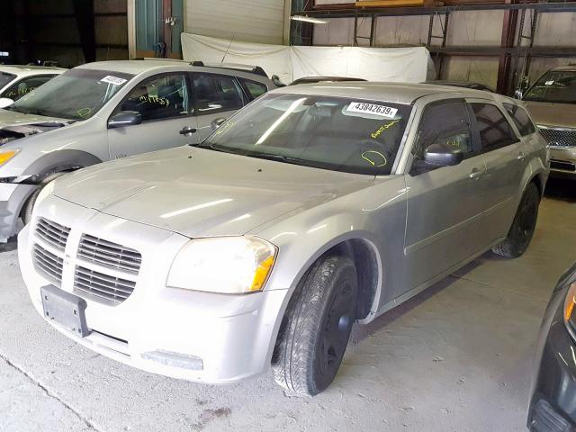 2D4FV47T96H275120 - 2006 DODGE MAGNUM SE SILVER photo 2