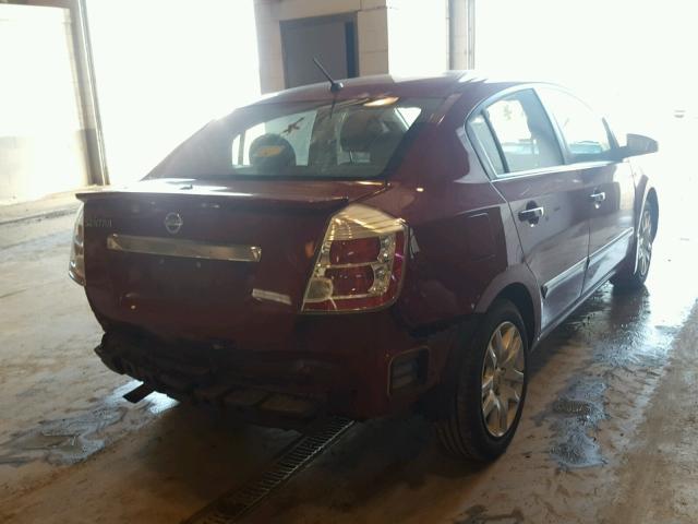 3N1AB6AP0CL735231 - 2012 NISSAN SENTRA 2.0 RED photo 4