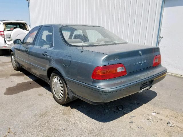 JH4KA7661SC014600 - 1995 ACURA LEGEND L TEAL photo 3