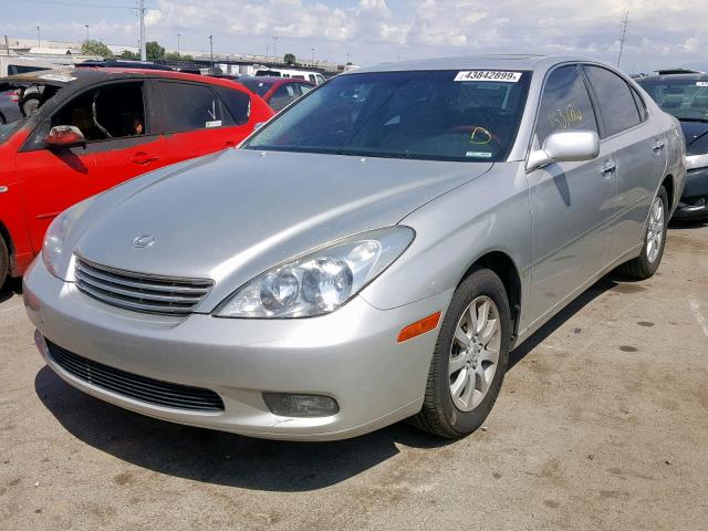 JTHBF30G830143870 - 2003 LEXUS ES 300 SILVER photo 2