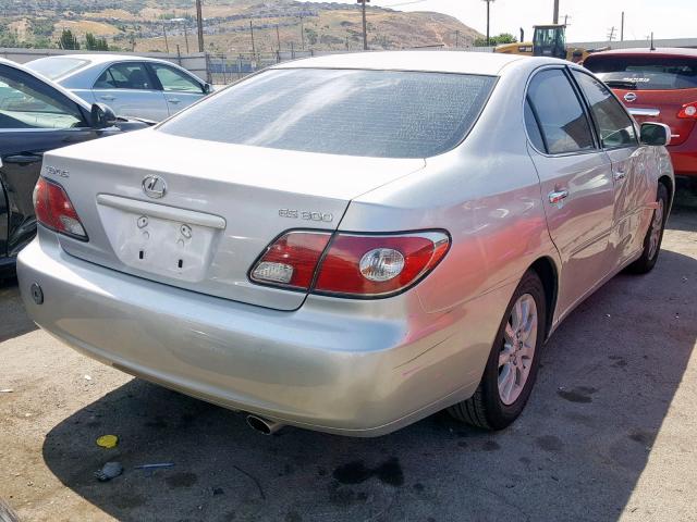 JTHBF30G830143870 - 2003 LEXUS ES 300 SILVER photo 4