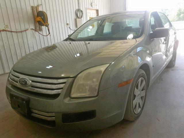 3FAHP06Z79R136598 - 2009 FORD FUSION S GREEN photo 2