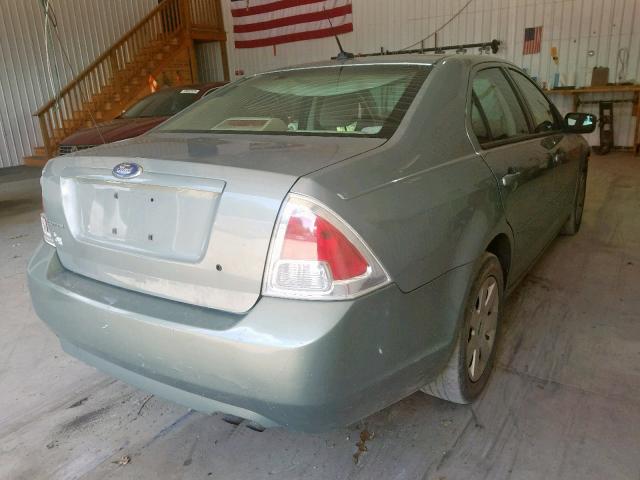 3FAHP06Z79R136598 - 2009 FORD FUSION S GREEN photo 4