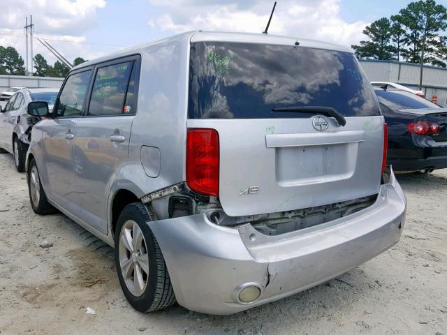JTLZE4FE7A1116251 - 2010 TOYOTA SCION XB ვერცხლისფერი ფოტო 3