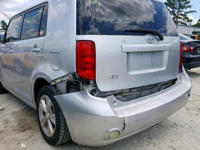 JTLZE4FE7A1116251 - 2010 TOYOTA SCION XB ვერცხლისფერი ფოტო 9