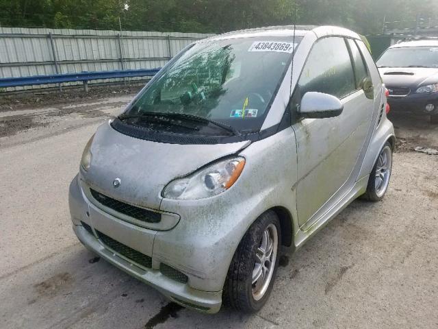 WMEEK31X49K221715 - 2009 SMART FORTWO PAS 银色 照片 2