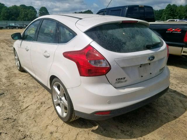 1FADP3N22EL103733 - 2014 FORD FOCUS TITA WHITE photo 3