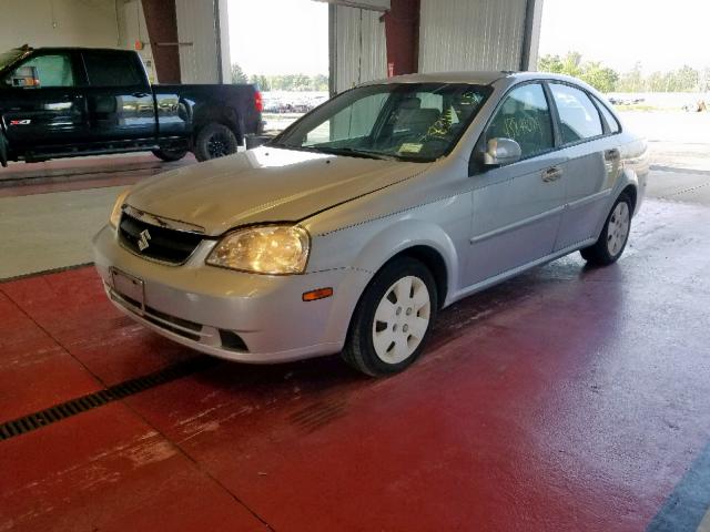 KL5JD56Z66K441811 - 2006 SUZUKI FORENZA SILVER photo 2