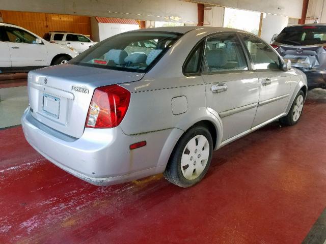 KL5JD56Z66K441811 - 2006 SUZUKI FORENZA SILVER photo 4