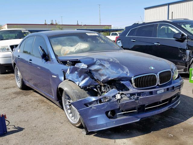 WBAHL83538DT89704 - 2008 BMW 750 I BLUE photo 1