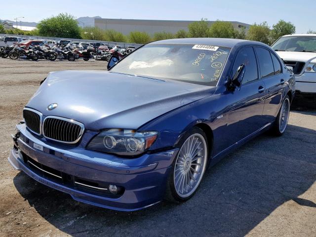 WBAHL83538DT89704 - 2008 BMW 750 I BLUE photo 2