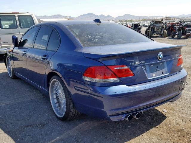 WBAHL83538DT89704 - 2008 BMW 750 I BLUE photo 3