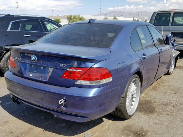 WBAHL83538DT89704 - 2008 BMW 750 I BLUE photo 4