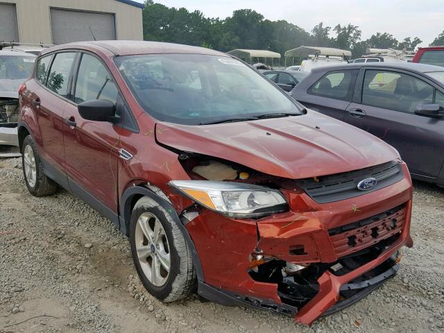 1FMCU0F72FUA03100 - 2015 FORD ESCAPE S MAROON photo 1