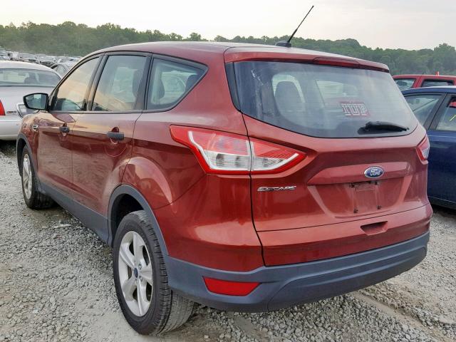 1FMCU0F72FUA03100 - 2015 FORD ESCAPE S MAROON photo 3