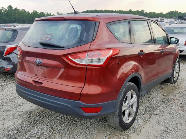 1FMCU0F72FUA03100 - 2015 FORD ESCAPE S MAROON photo 4