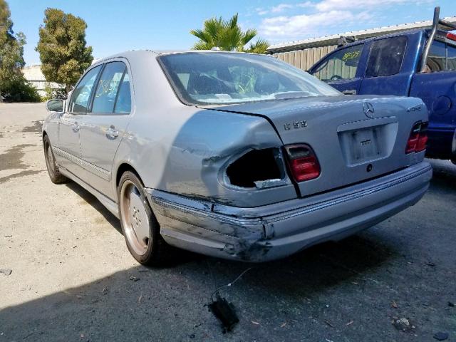 WDBJF74J61B282146 - 2001 MERCEDES-BENZ E 55 AMG SILVER photo 3