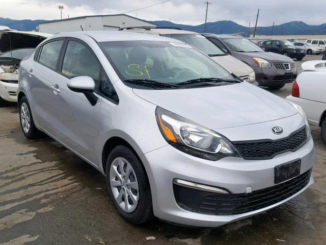 KNADM4A35H6016609 - 2017 KIA RIO LX SILVER photo 1