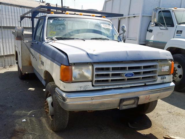 2FDLF47G9MCA74260 - 1991 FORD F SUPER DU WHITE photo 1