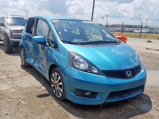 JHMGE8H58DC026010 - 2013 HONDA FIT SPORT TEAL photo 1