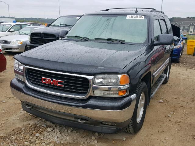 1GKEK13T06R114035 - 2006 GMC YUKON CHARCOAL photo 2