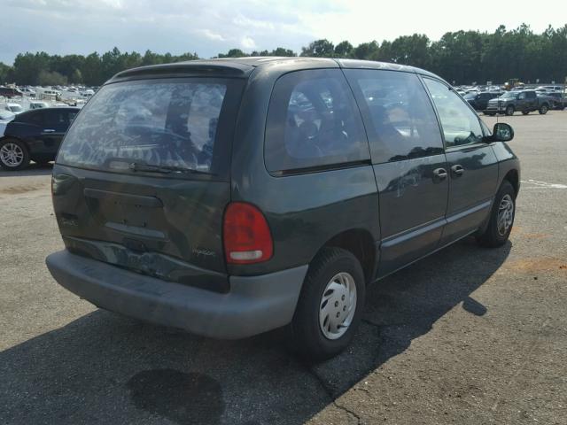 2P4FP25B0XR304405 - 1999 PLYMOUTH VOYAGER GREEN photo 4