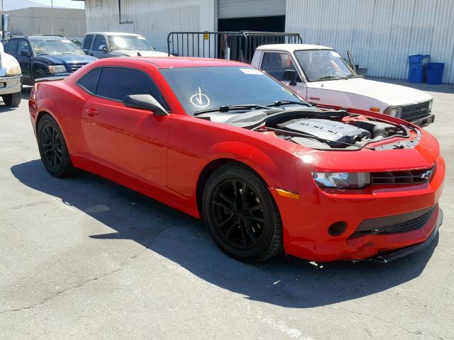 2G1FA1E32F9250802 - 2015 CHEVROLET CAMARO LS RED photo 1