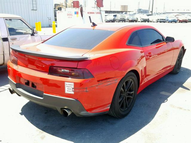 2G1FA1E32F9250802 - 2015 CHEVROLET CAMARO LS RED photo 4