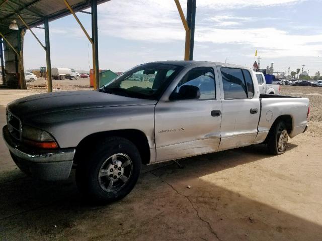 1B7GL2AX71S184064 - 2001 DODGE DAKOTA QUA SILVER photo 2