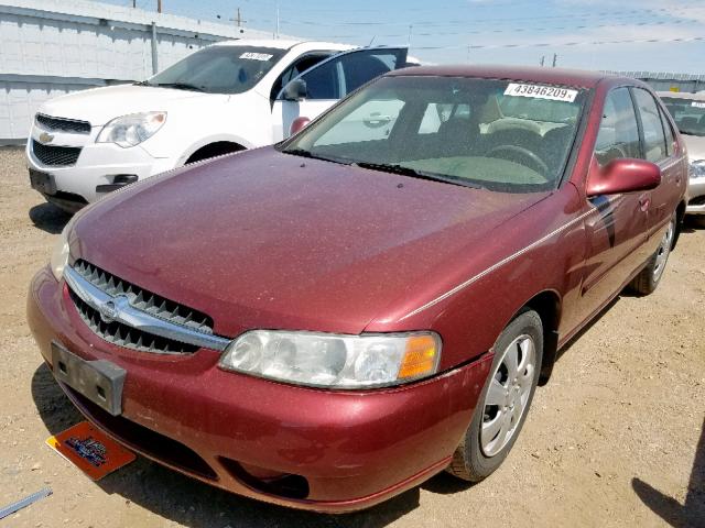 1N4DL01D1YC198257 - 2000 NISSAN ALTIMA XE MAROON photo 2