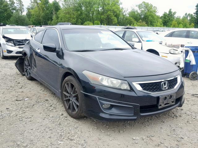 1HGCS22848A001276 - 2008 HONDA ACCORD EXL BLACK photo 1