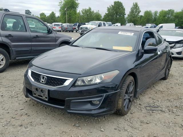 1HGCS22848A001276 - 2008 HONDA ACCORD EXL BLACK photo 2