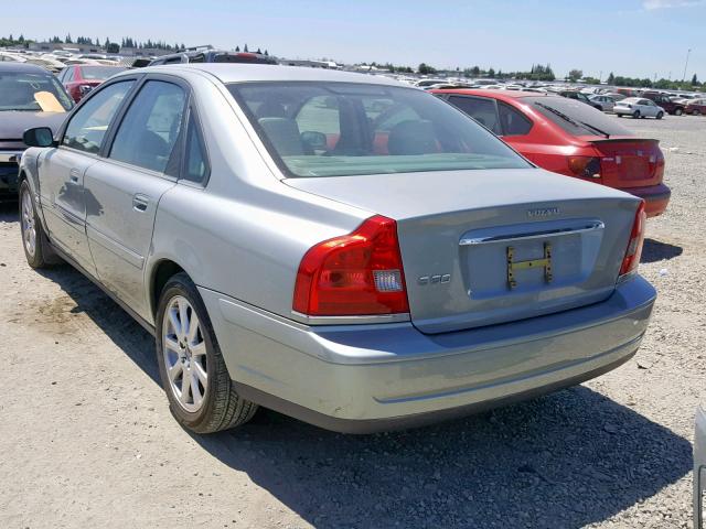 YV1TS592051402332 - 2005 VOLVO S80 2.5T SILVER photo 3