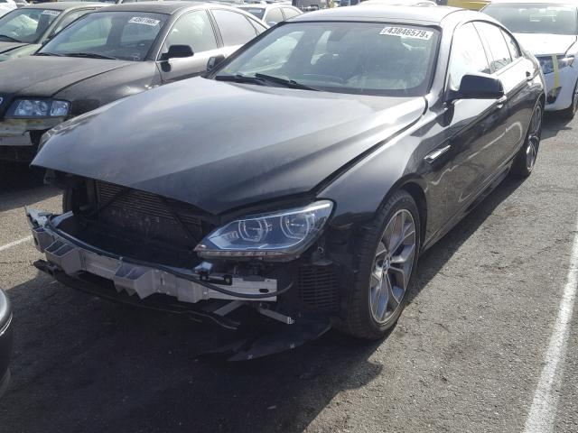 WBA6B2C56ED128957 - 2014 BMW 650 I BLACK photo 2