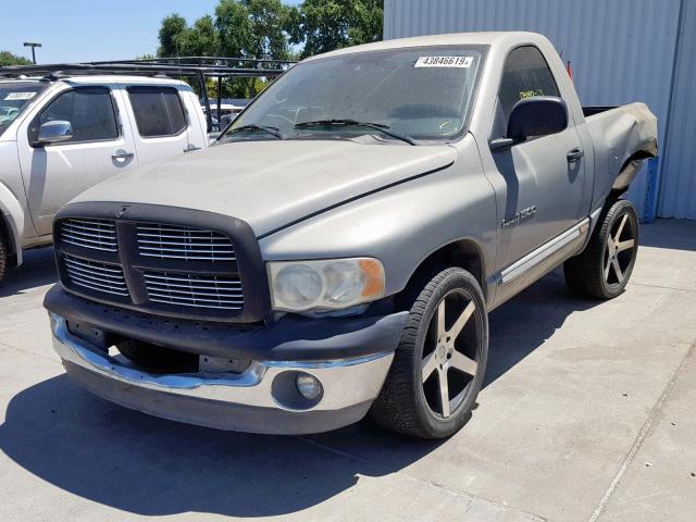 1D7HA16K13J562301 - 2003 DODGE RAM 1500 S GRAY photo 2