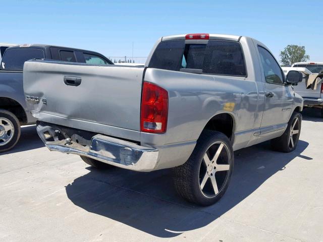 1D7HA16K13J562301 - 2003 DODGE RAM 1500 S GRAY photo 4