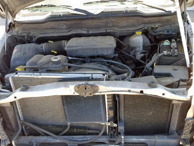 1D7HA16K13J562301 - 2003 DODGE RAM 1500 S GRAY photo 7