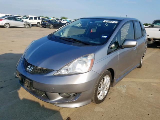 JHMGE88479S022308 - 2009 HONDA FIT SPORT BLUE photo 2