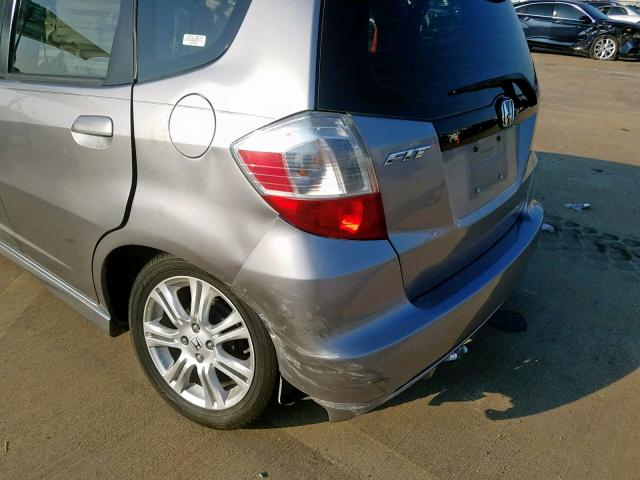 JHMGE88479S022308 - 2009 HONDA FIT SPORT BLUE photo 9