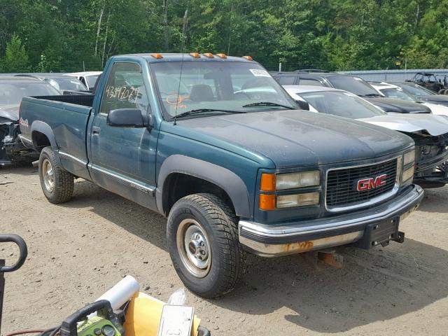 1GTHK34R2YR125189 - 2000 GMC SIERRA K35 GREEN photo 1