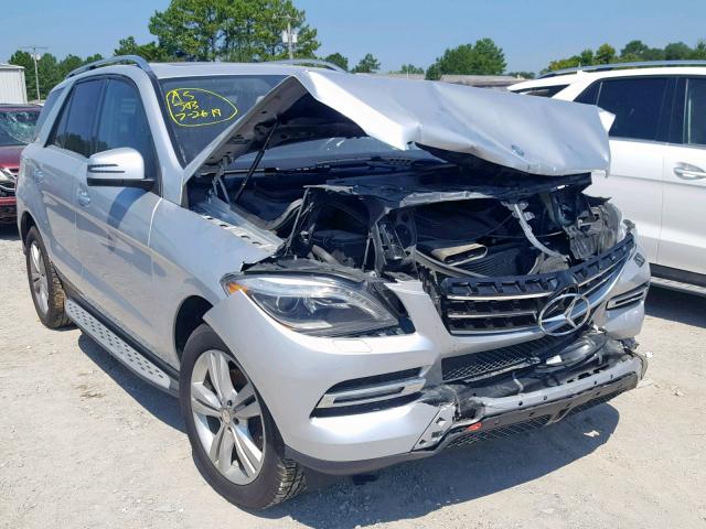 4JGDA5JBXDA117981 - 2013 MERCEDES-BENZ ML 350 SILVER photo 1