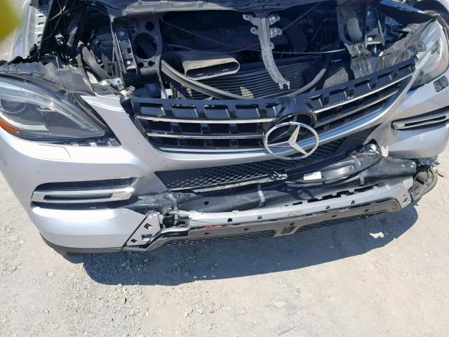 4JGDA5JBXDA117981 - 2013 MERCEDES-BENZ ML 350 SILVER photo 9