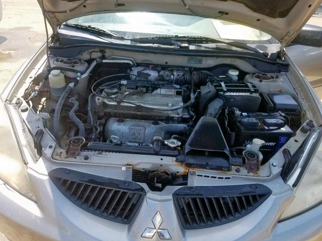 JA3AJ26E74U059107 - 2004 MITSUBISHI LANCER ES SILVER photo 7