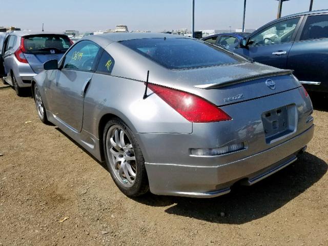 JN1AZ34E53T021806 - 2003 NISSAN 350Z COUPE SILVER photo 3