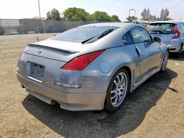 JN1AZ34E53T021806 - 2003 NISSAN 350Z COUPE SILVER photo 4